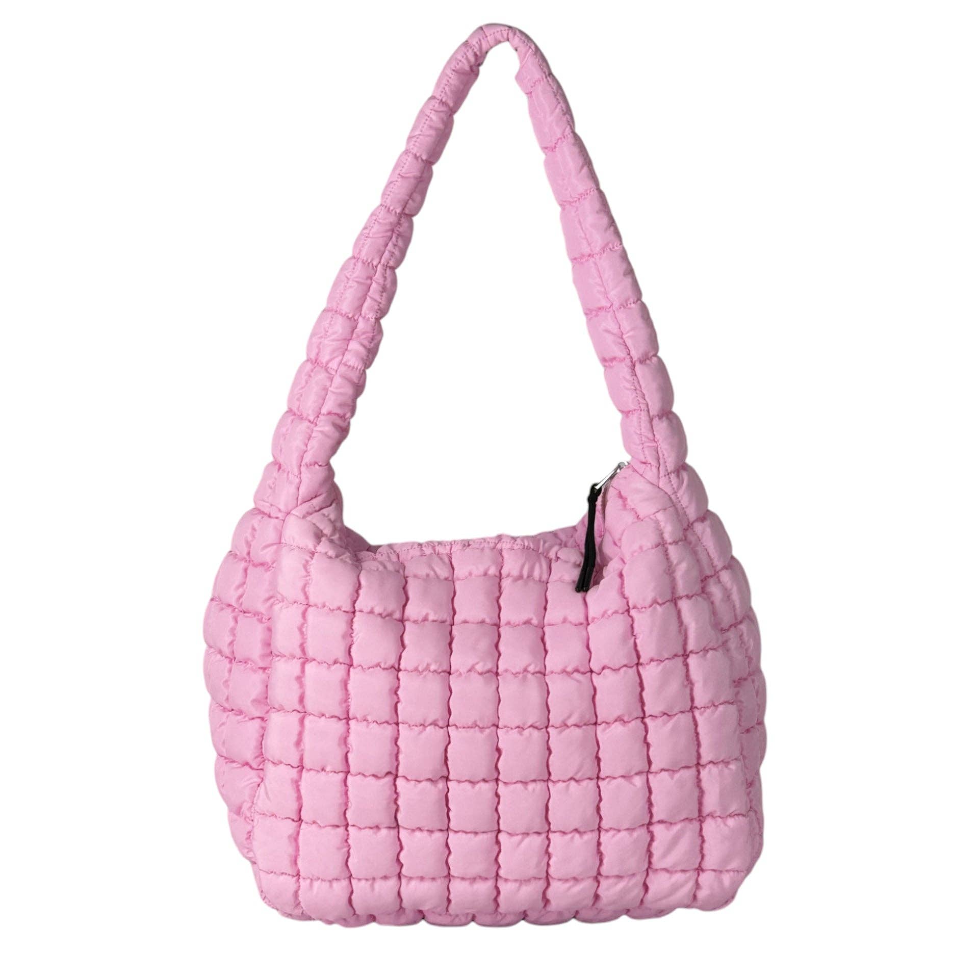 GZ-4171 Puffer Quilted Handbag Pink